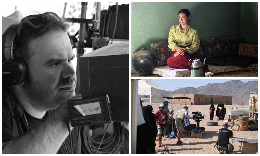 The Kingdom’s first selection is called “Norah,” filmed entirely in AlUla, directed by Tawfik Alzaidi (left) and set in 1990s Saudi Arabia when conservatism ruled and the pursuit of all art, including painting, was banned. (Supplied)