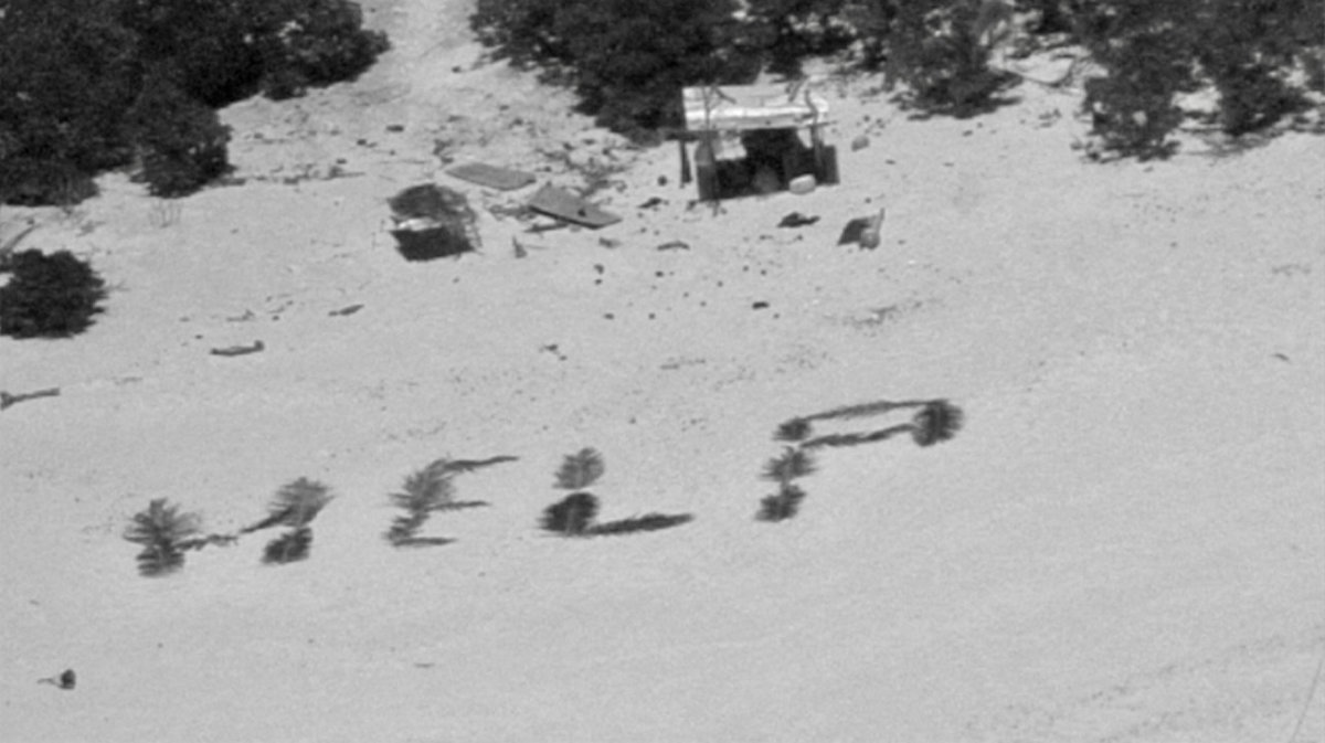 ‘HELP’ written in palm fronds lands rescue for Pacific castaways
