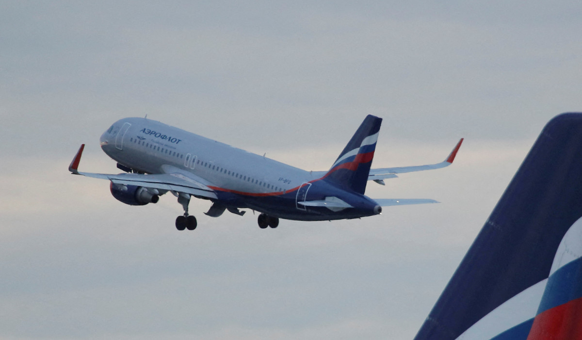 An Aeroflot Airbus A320-200 aircraft takes off at Sheremetyevo International Airport outside Moscow, Russia. (REUTERS file photo)