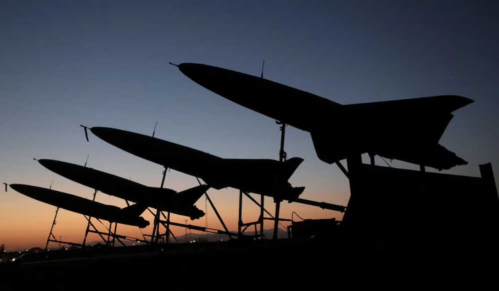 Houthi militia said on Sunday that Iran’s large-scale missile and drone launch on Israel was “lawful” and “in accordance with international law.” (Reuters/File Photo)