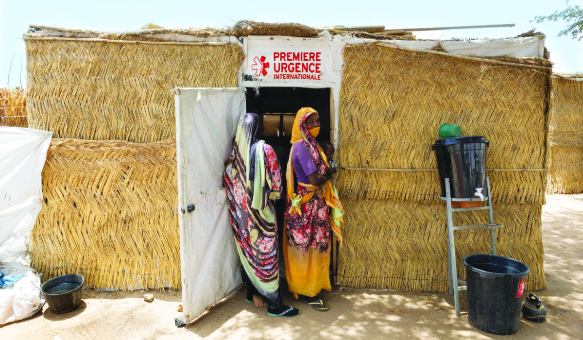 Sudanese refugees at a health center in the Koufroun refugee camp. Sudan’s war erupted in 2023, over a planned political transition under which the army and the RSF were competing to protect their interests. (AFP/Reuters)