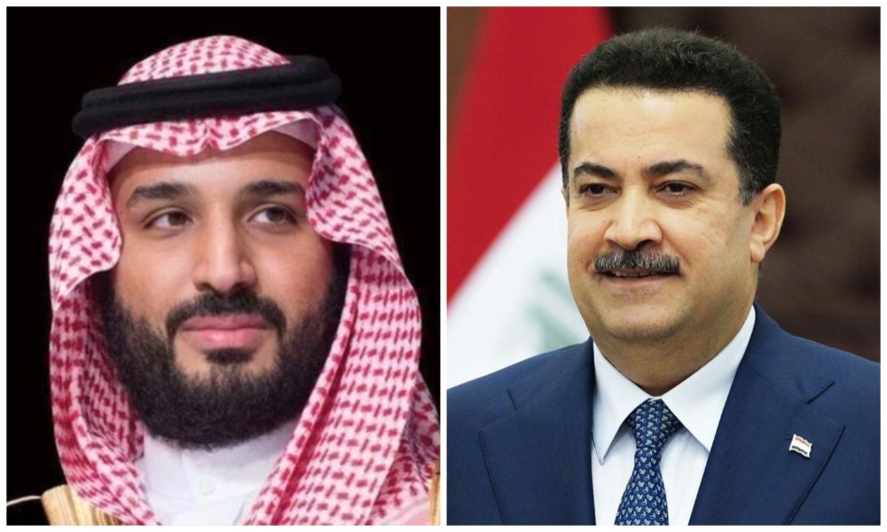 Saudi Arabia’s Crown Prince Mohammed bin Salman spoke with the prime minister of Iraq on Sunday. (SPA/Wikimedia Commons)