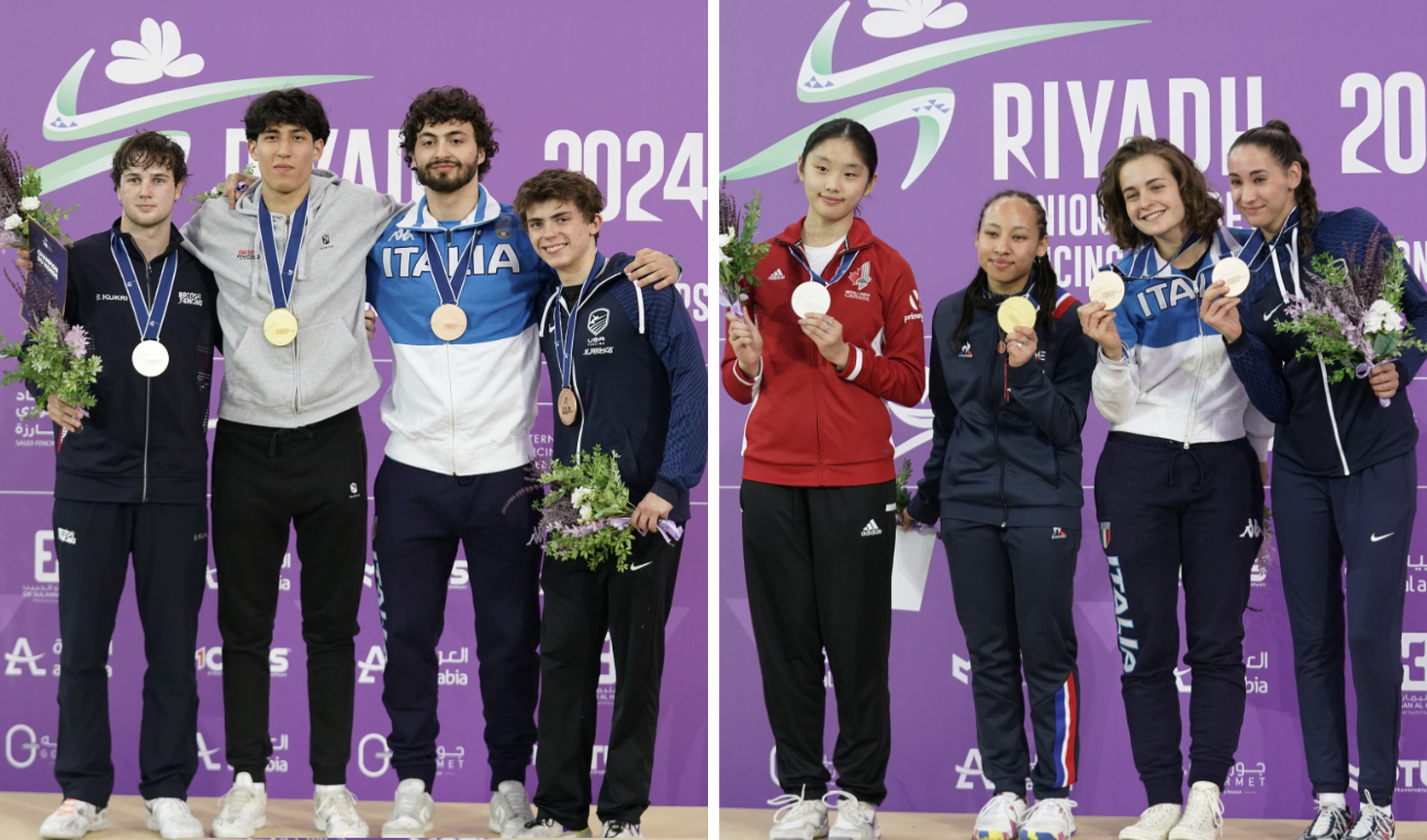 The competitors on the podium. (Supplied)