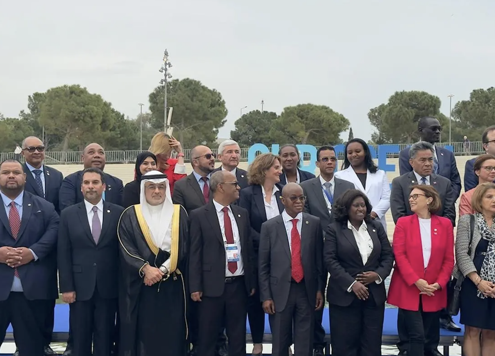 Saudi authorities showcased their programs and plans for environmental protection and sustainability initiatives on Tuesday, during the first day of the 9th Our Ocean Conference in Athens. (SPA)