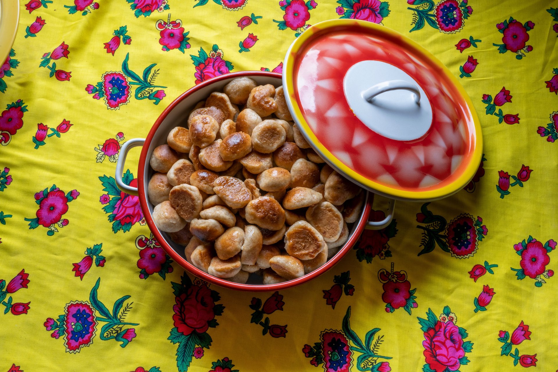 Maqshush is a buckwheat dessert topped with ghee, honey, dates, molasses or sugar. (Supplied)