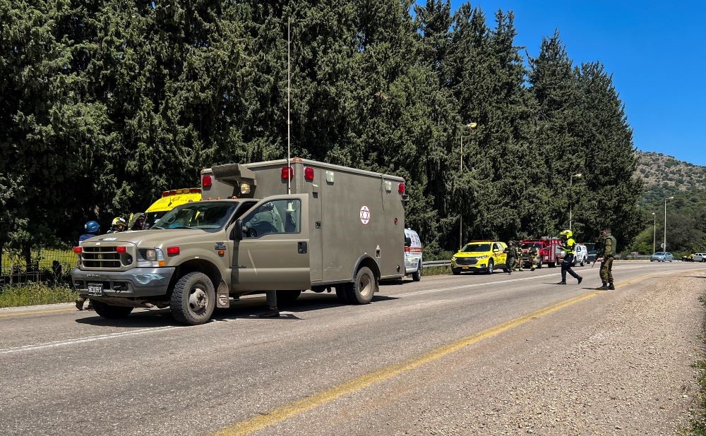 Hezbollah’s attack on Israeli military command center injures 14