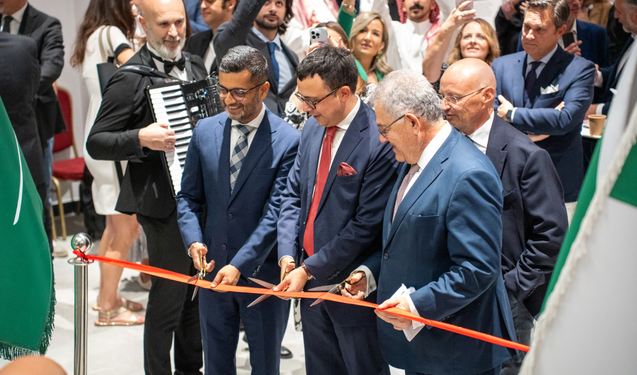 The embassy of Italy inaugurated a new visa application center and an exhibition space in celebration of Made in Italy Day. (AN photo by Abdulrahman AlNajim)