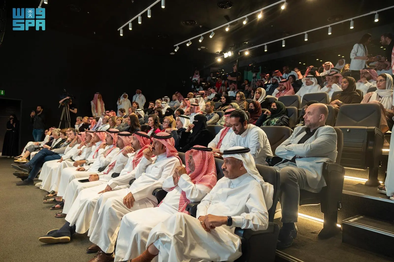 The Saudi Theater and Performing Arts Commission held a press conference to reveal details of the upcoming Zarqa Al-Yamama Opera. (SPA)