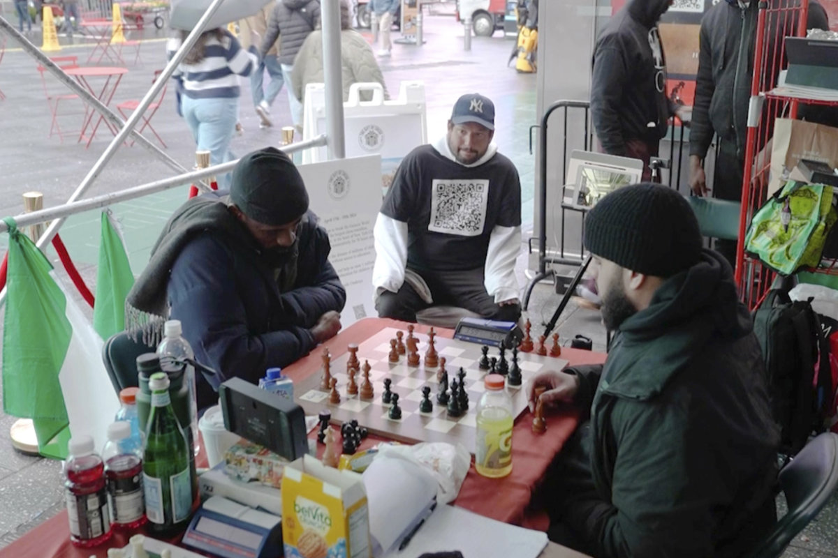 A Nigerian chess champion is trying to break the world record for the longest chess marathon