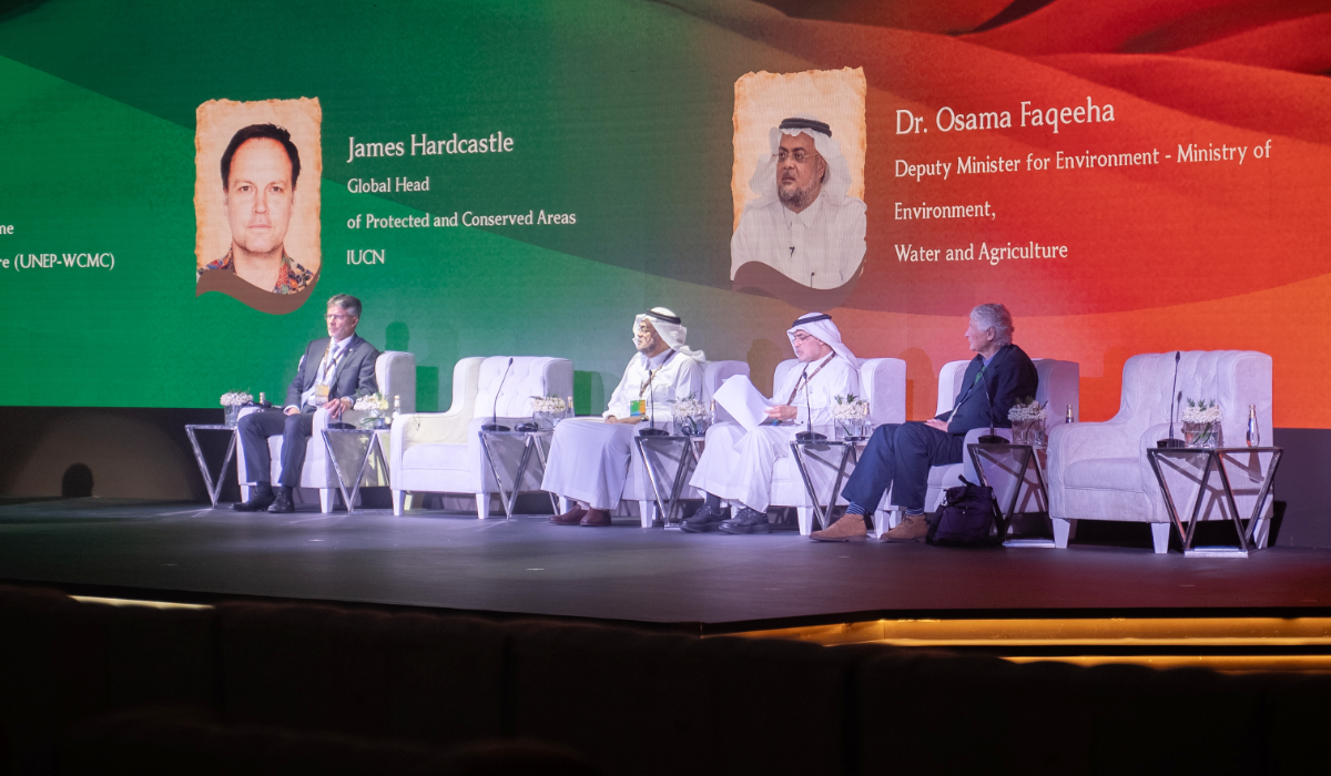 Effective conservation efforts must involve collaboration between the private and public sectors, said Deputy Minister Osama Faqeeha. (AN photo by Abdulrahman Alnajim)