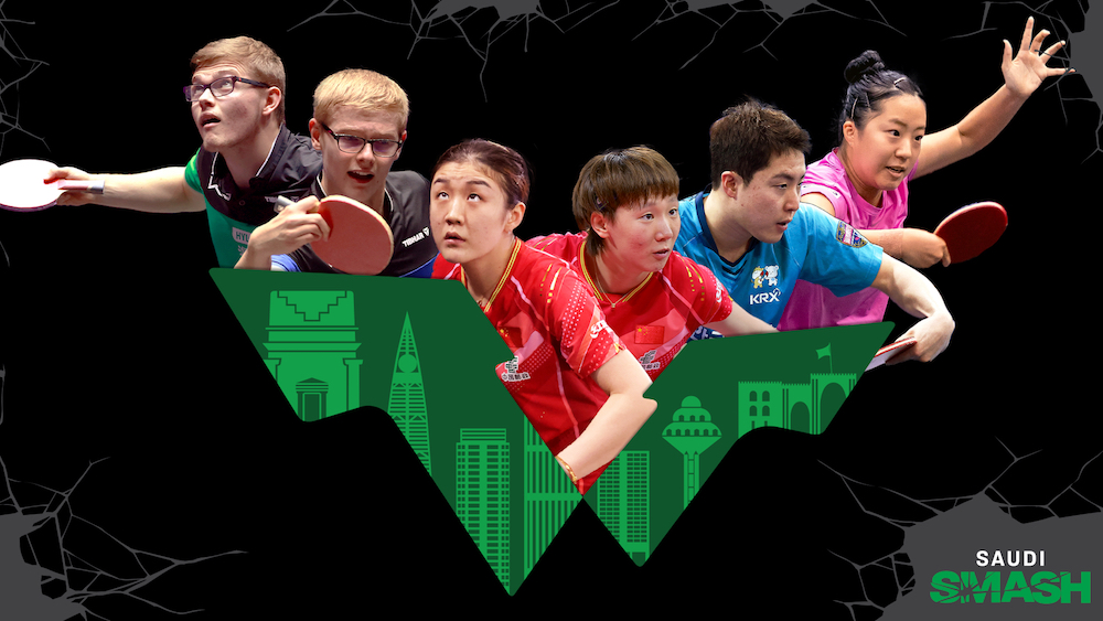 Saudi Smash, Jeddah’s first-ever World Table Tennis Championship, is set to take place from May 1-11 at the King Abdullah Sports City. (Supplied)