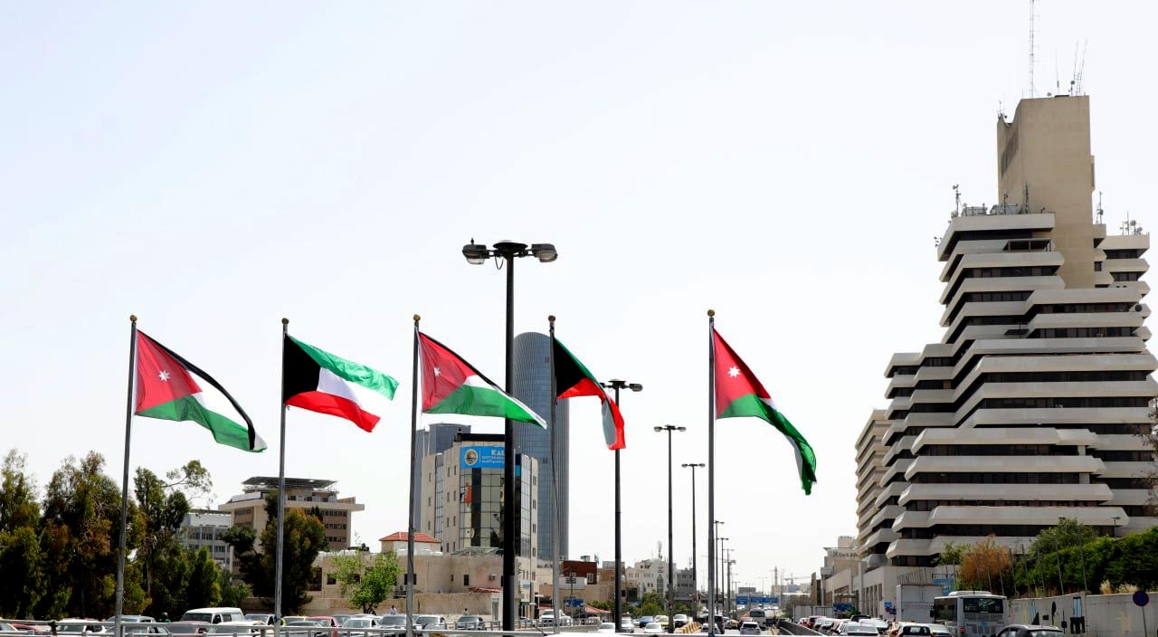 Their Majesties and Highnesses discussed reaching a just solution to the Palestinian issue and implementing the two-state solution. (Petra news agency)