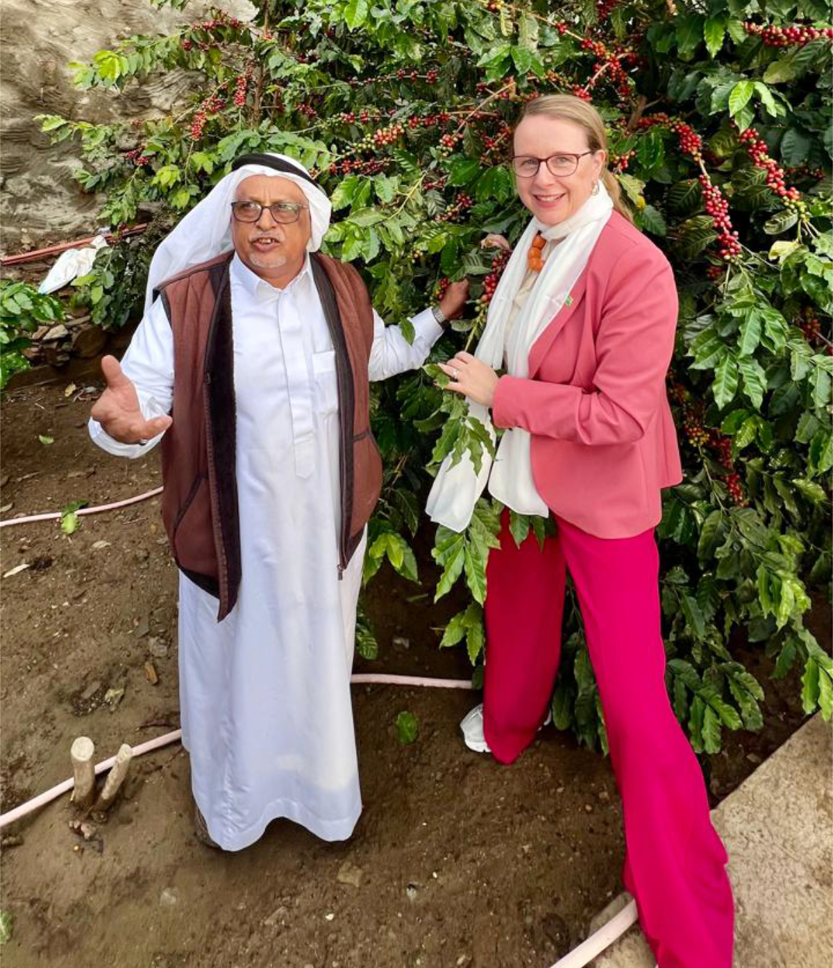 Dr. Margarete Schramboeck, former Minister of Economy and Digital Affairs of Austria, and current Aramco digital board member, in Jazan. (Supplied)