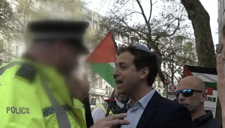 Last weekend, a video that circulated on social media sparked controversy as it showed a confrontation between the CAA’s chief executive, Gideon Falter, and a Metropolitan Police officer. (Screenshot)