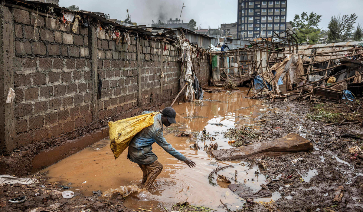 Kenyans have been warned to stay on alert, with the forecast for more heavy rains across the country in the coming days as the monsoon batters East Africa. (AFP)