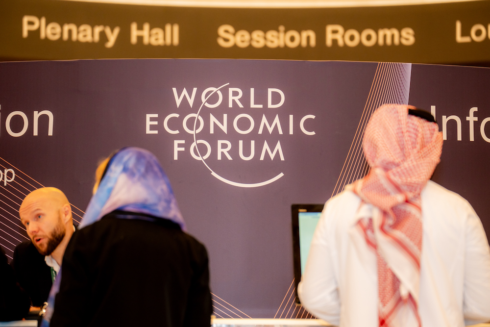 Around 1,000 thought leaders from 92 countries are in Riyadh for the WEF forum to ‘promote forward-thinking approaches to interconnected crises.’ (Abdulrahman Fahad Bin Shulhub/AN)