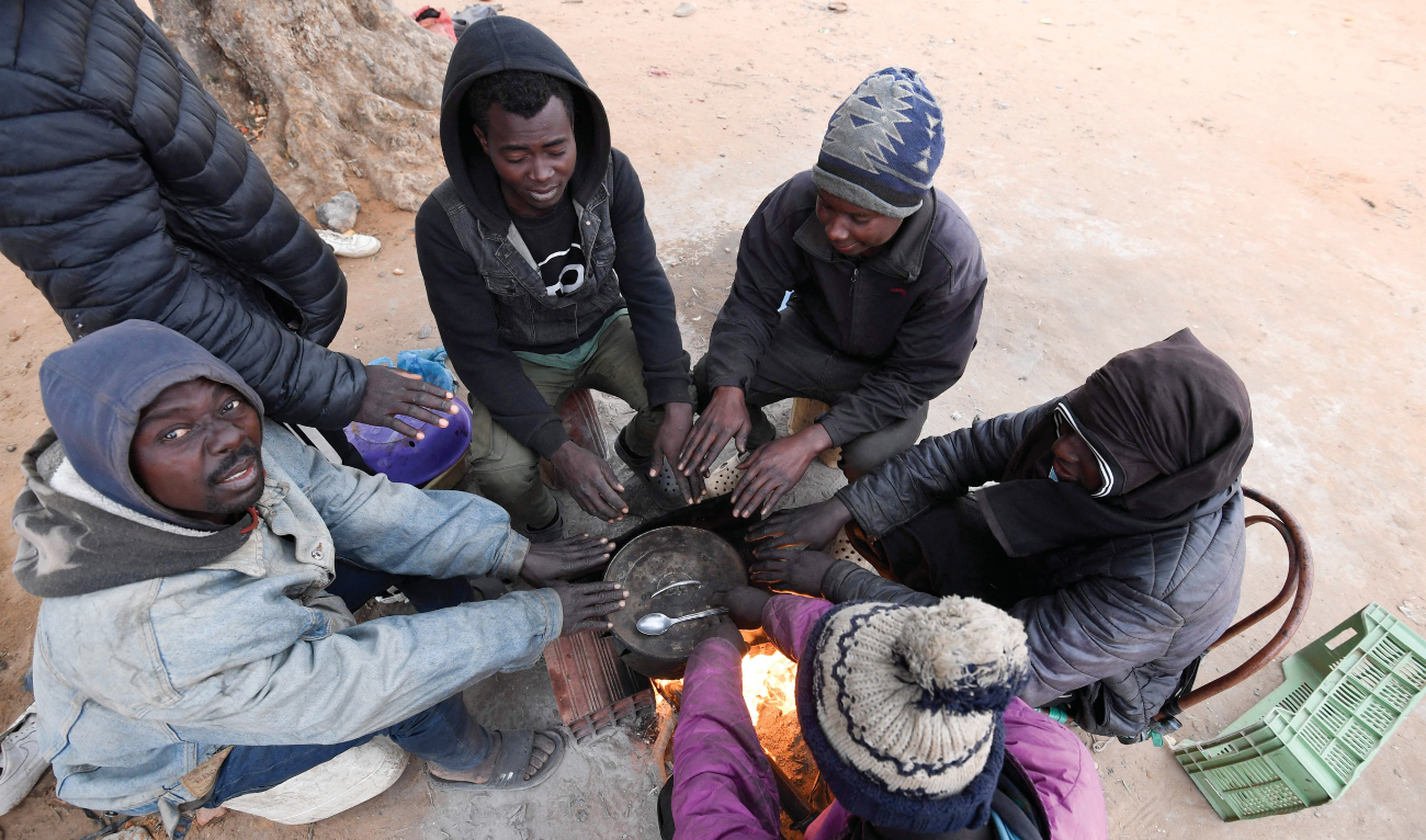 Last year, hundreds of sub-Saharan Africans were kicked out of their jobs and homes. Tens of thousands embarked from Sfax because of its proximity to Italy. (AFP)