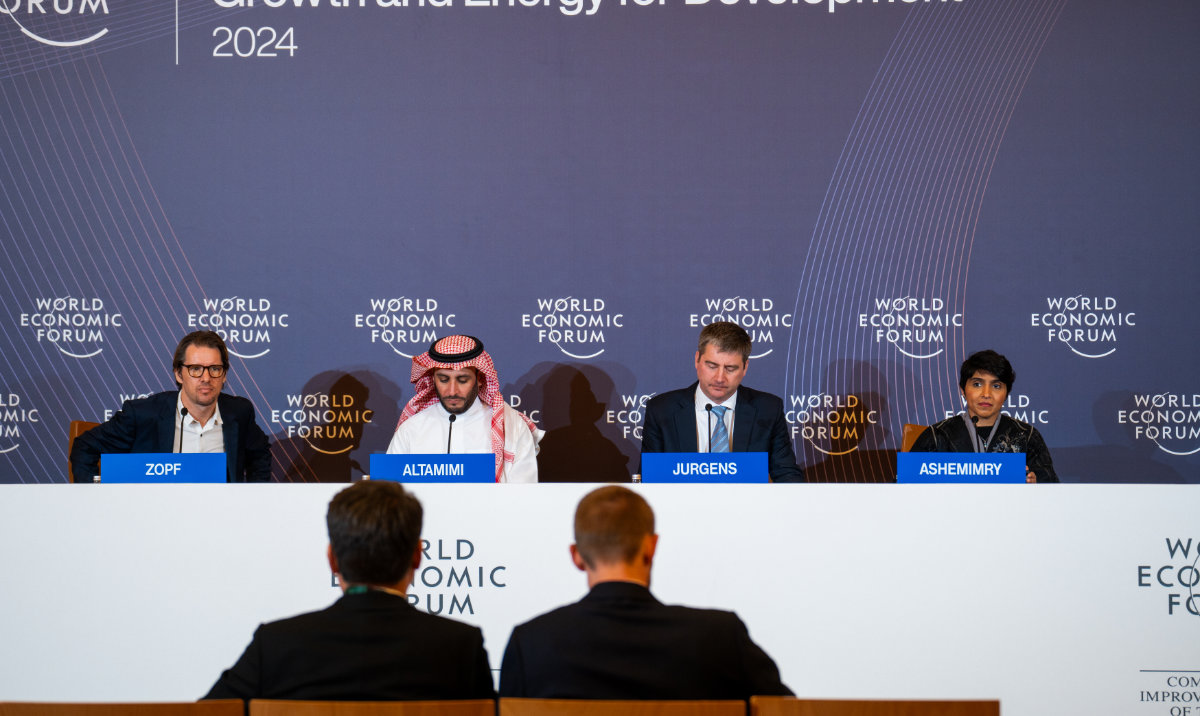 The World Economic Forum and the Saudi Space Agency signed an agreement to establish the Center for Space Futures. (AN photo by Abdulrahman Bin Shalhoubh)