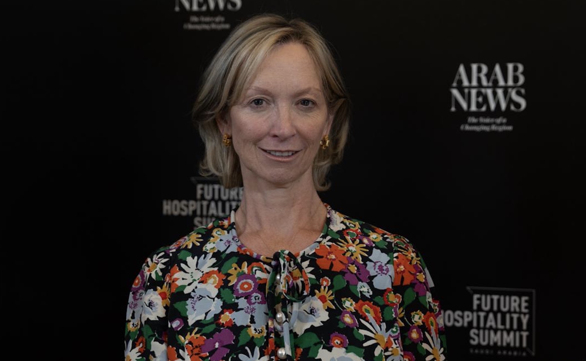Janet Adams, chief operating officer of global artificial intelligence company SingularityNET. AN photo by Huda Bashatah