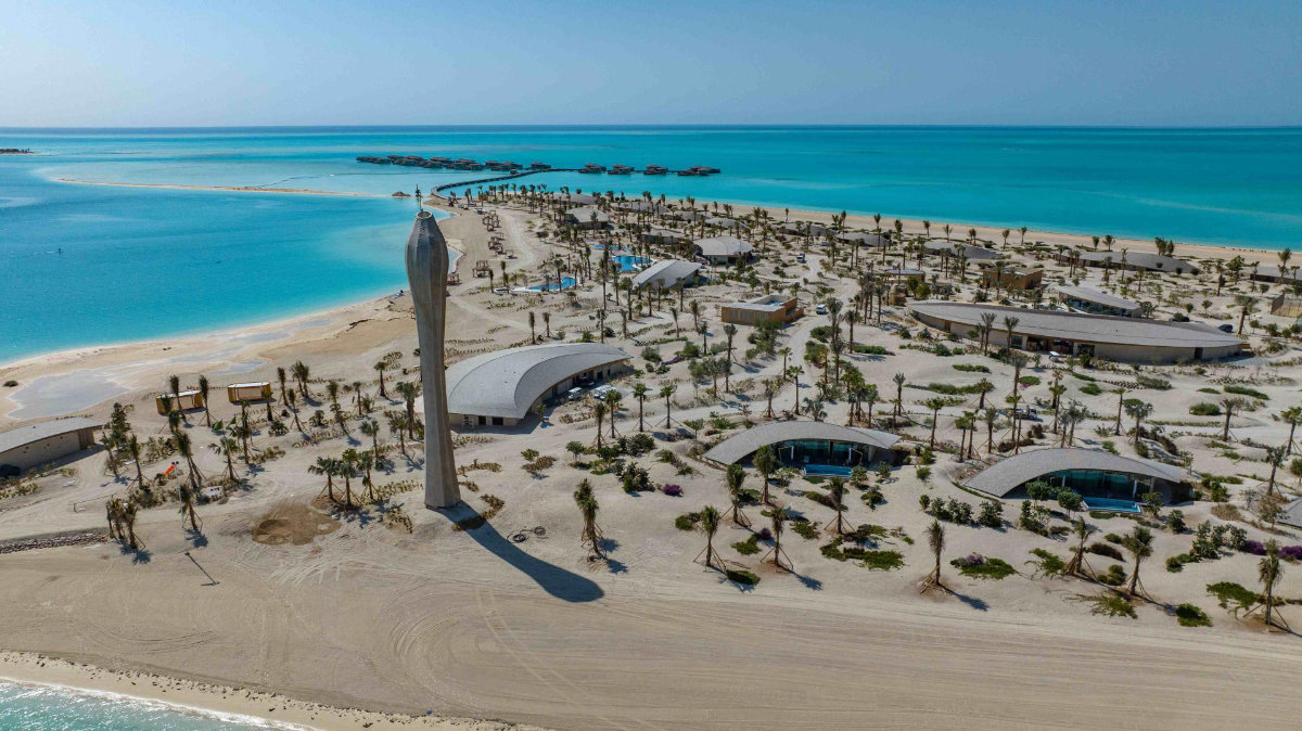 A view of Red Sea Global's regenerative tourism destination in Ummahat Islands. (RSG Photo)