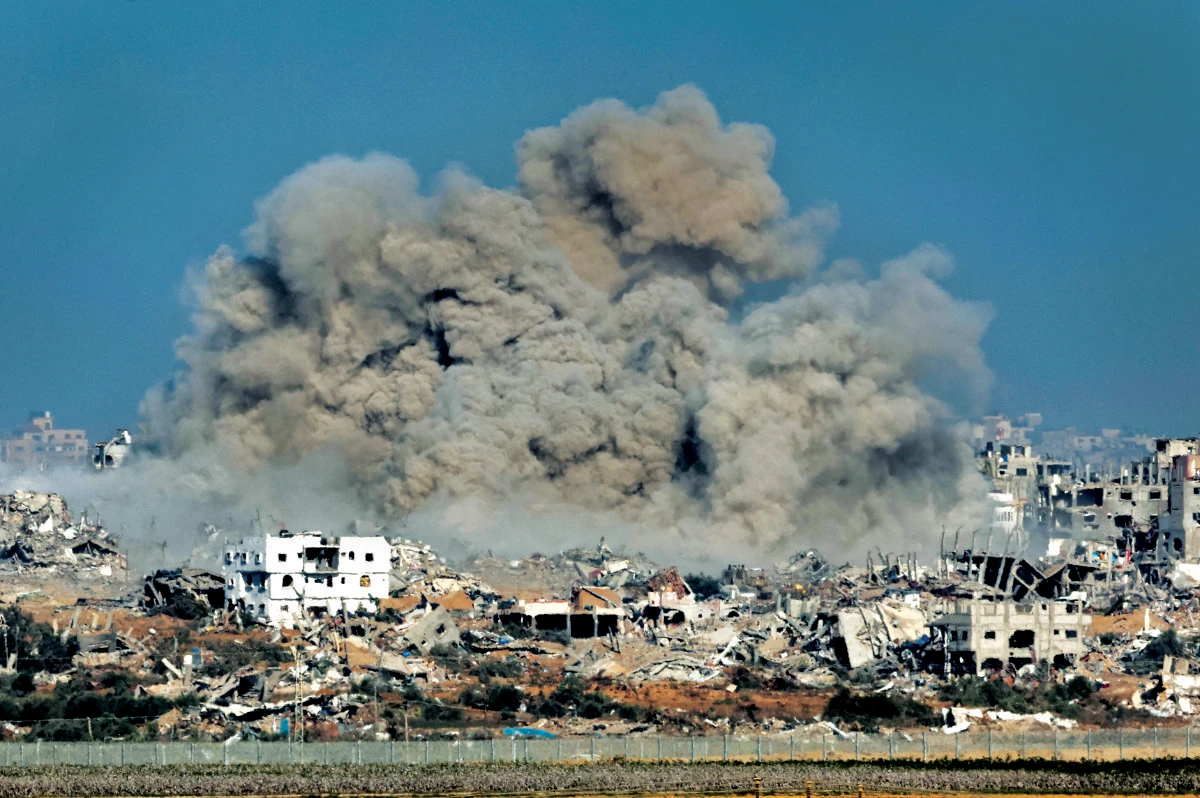 The Gaza war has contributed to increased air and water pollution and the degradation of ecosystems, say experts. (AFP/File)