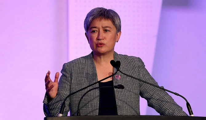 Australia's foreign minister Penny Wong said Canberra would consider recognition of a Palestinian state, a shift in policy as the international community looks for a two-state solution to end the Israel-Palestinian conflict. (AFP/File)
