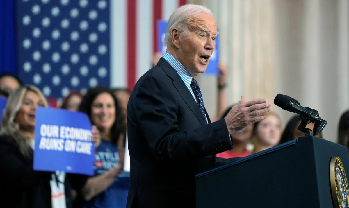 Biden reiterated that an Israeli drone attack last week that killed seven aid workers from a US-based charity in Gaza — and sparked a tense phone call with Netanyahu — was “outrageous.” (AP)