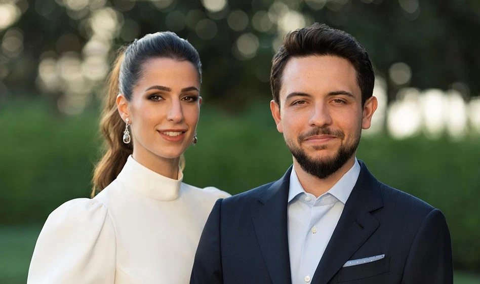 Jordan’s Crown Prince Hussein bin Abdullah II and Princess Rajwa All-Hussein are ready to welcome their first child. (Instagram)