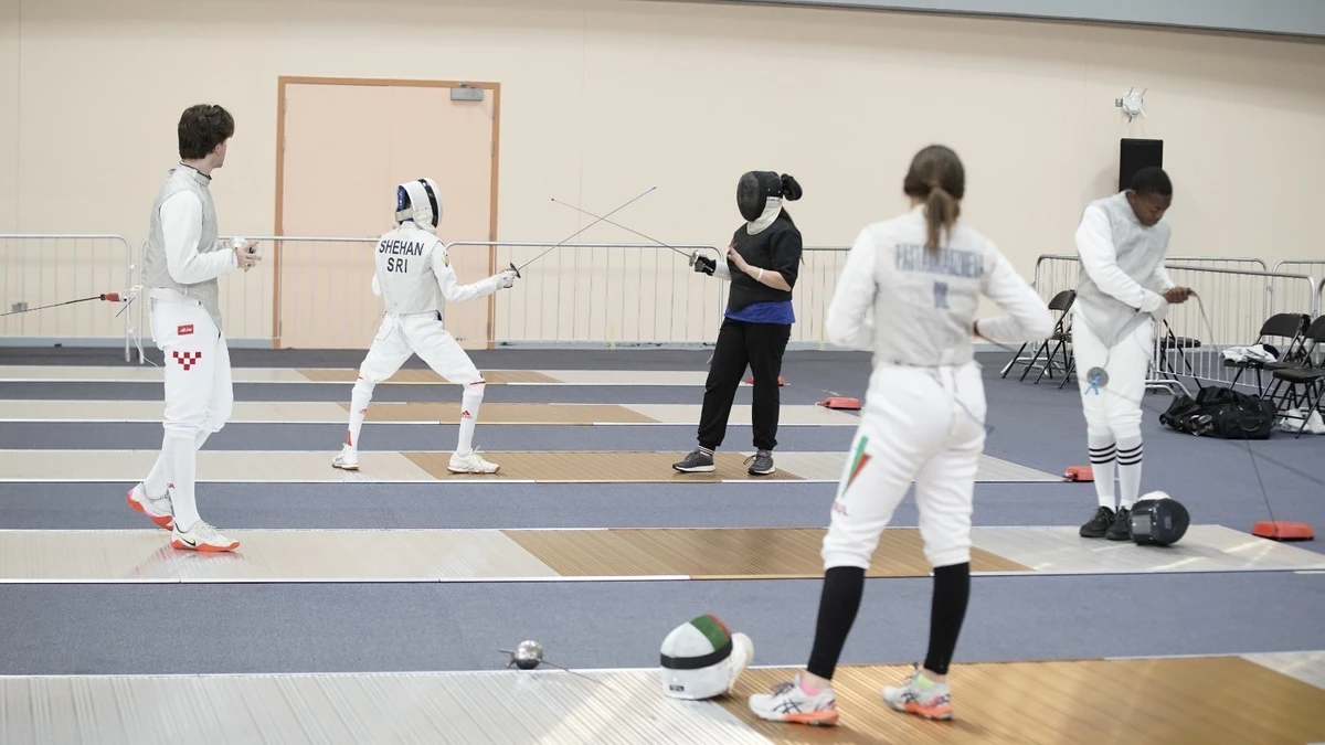 The Cadet and Junior World Fencing Championship begins on Friday in the Arena Hall at King Saud University, Riyadh. (Supplied)