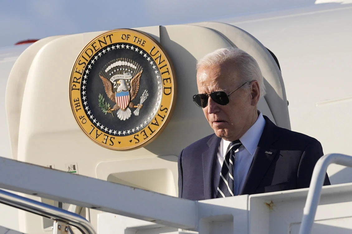President Joe Biden is cutting short a weekend stay at his Delaware beach house and returning to the White House on Saturday to meet with his national security team and monitor the situation in the Middle East.(AP)