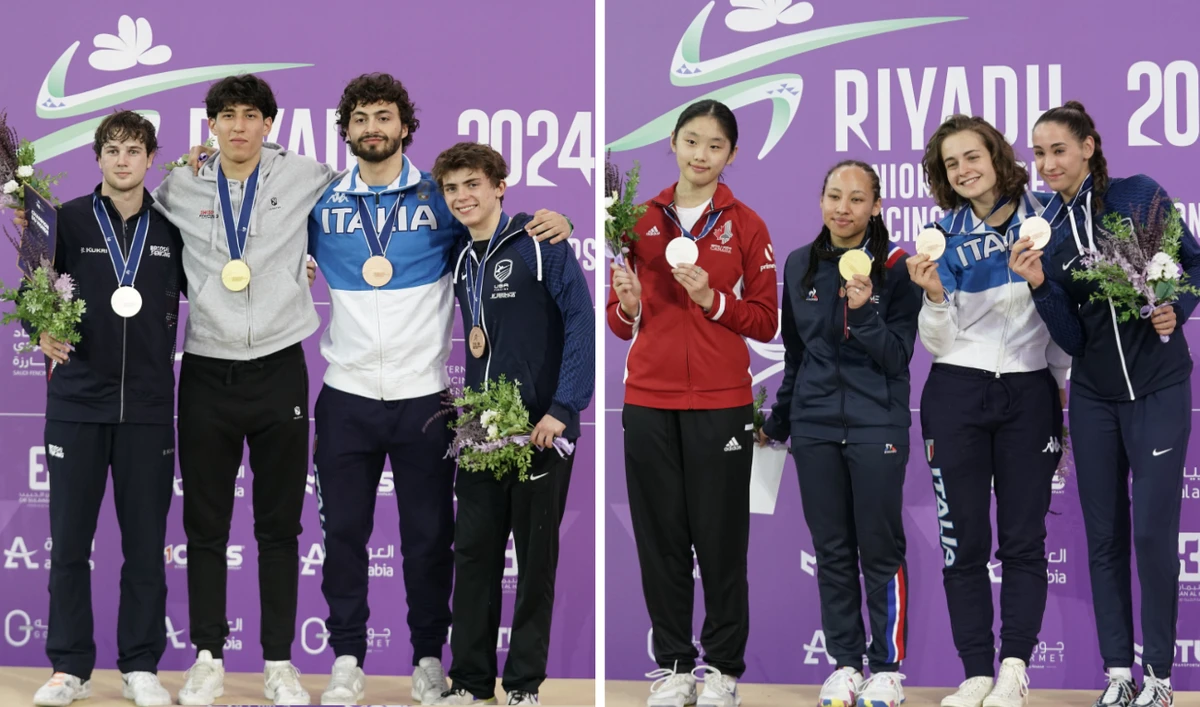 The competitors on the podium. (Supplied)