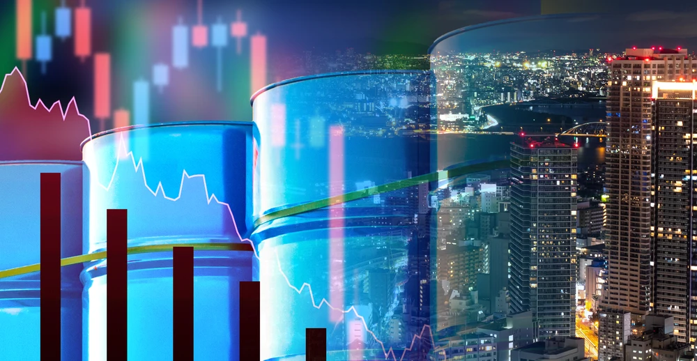 Brent futures for June fell 40 cents, or 0.44 percent, to $89.62 a barrel by 9:32 a.m. Saudi time. Shutterstock