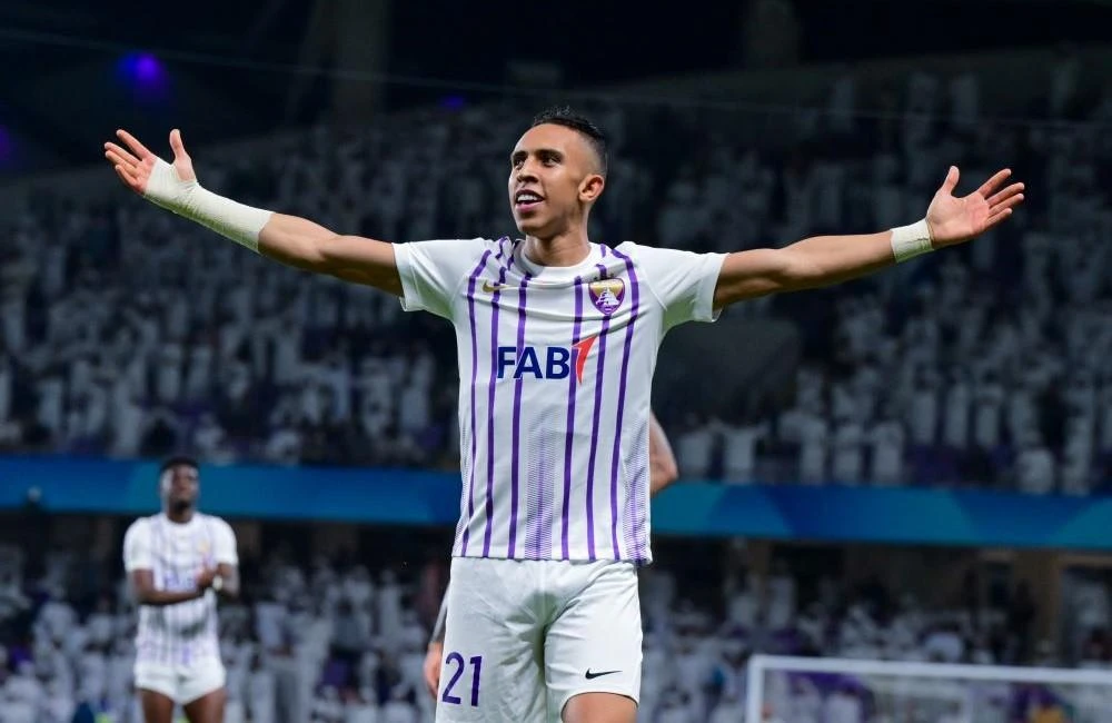Soufiane Rahimi completed his hat-trick in the 40th minute, again from a penalty after Ali Al-Bulayhi chopped down Brazilian defender Erik in the area. (X/@alainfcae_en)