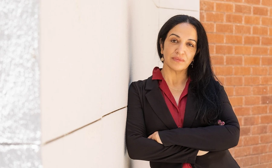 Born in Basrah to an Iraqi father and a Palestinian mother, Sama Alshaibi is an Arizona-based professor and artist. (Supplied)