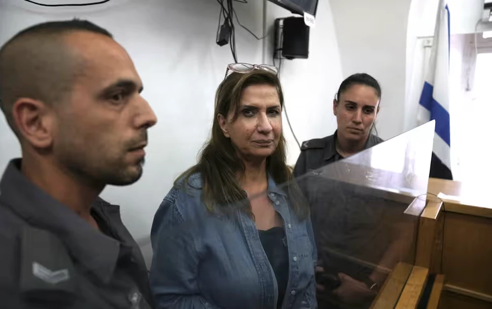 Nadera Shalhoub-Kevorkian (center) at a court in Jerusalem last week. (AP)