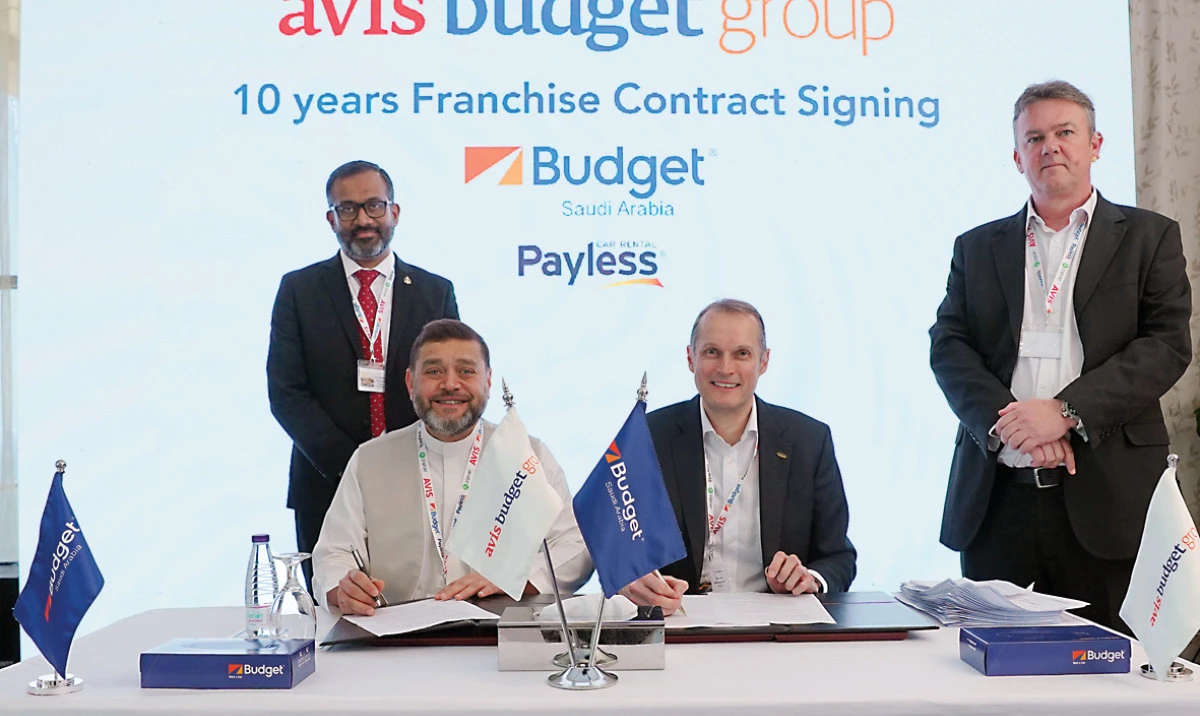 The Budget and Payless franchise agreement was signed by Fawaz Abdullah Danish, president and group CEO, Budget Saudi, and Hans Mueller, VP global licensees, ABG.