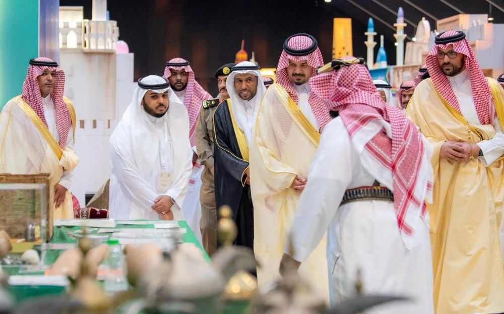 Prince Salman bin Sultan, the governor of Madinah, inaugurates the 12th Cultures and Peoples’ Festival. (SPA)