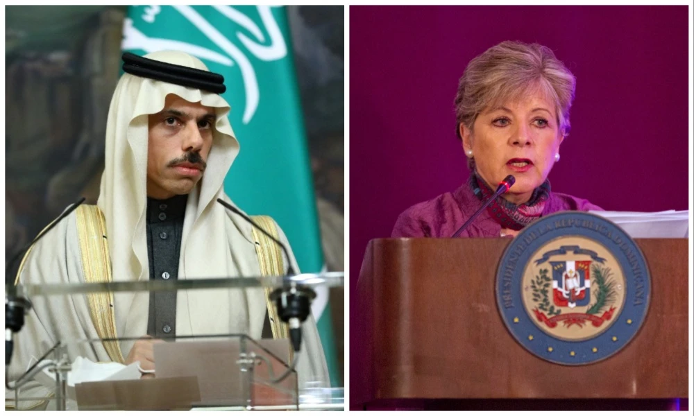 Saudi Foreign Minister Prince Faisal bin Farhan called his Mexican counterpart Alicia Barcena on Tuesday. (File/AFP)