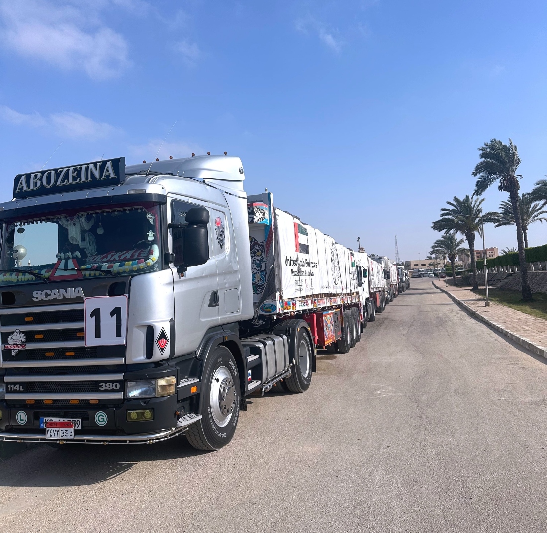 As of May 1, 2024, the UAE has now provided the Palestinians 22,436 tonnes of aid. (WAM)