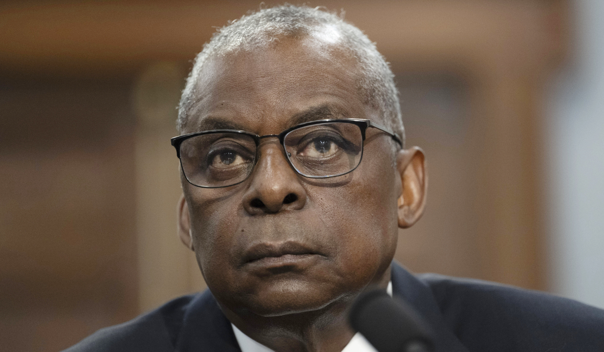 Defense Secretary Lloyd Austin listens during a House Committee on Appropriations, Subcommittee on Defense budget hearing Fiscal Year 2025 on Capitol Hill, April 17, 2024, in Washington. (AP)