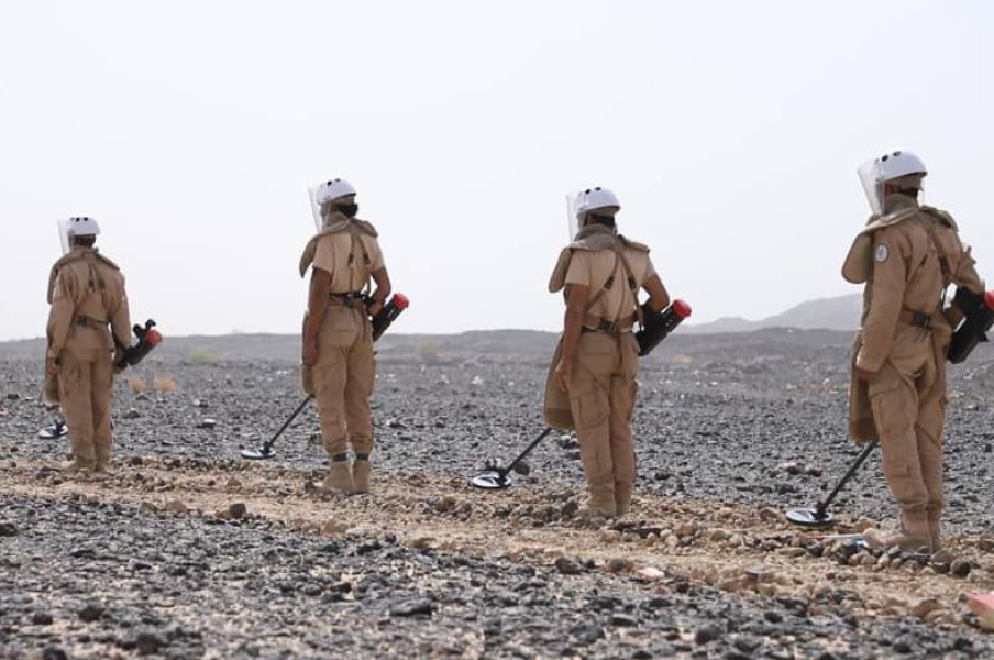 The project’s special teams destroyed 631 pieces of unexploded ordnance, 83 anti-tank mines, three improvised explosive devices, and two anti-personnel mines. (Supplied)