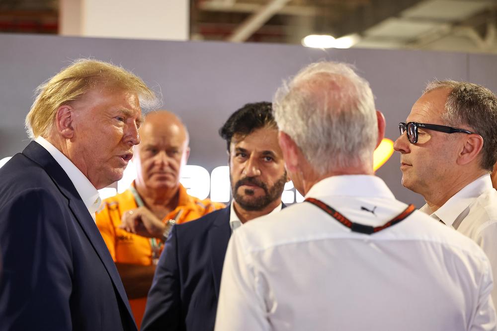 FIA President Ben Sulayem welcomes Trump to Miami Grand Prix