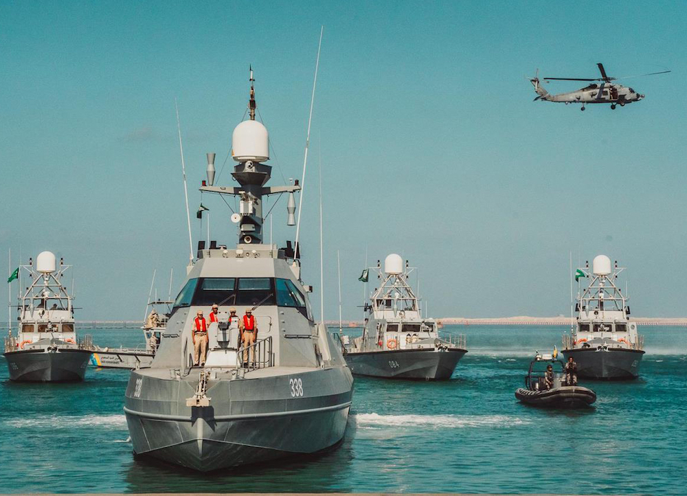 The Red Wave-7 naval exercise has started at King Faisal Naval Base, home of the Western Fleet. (SPA)