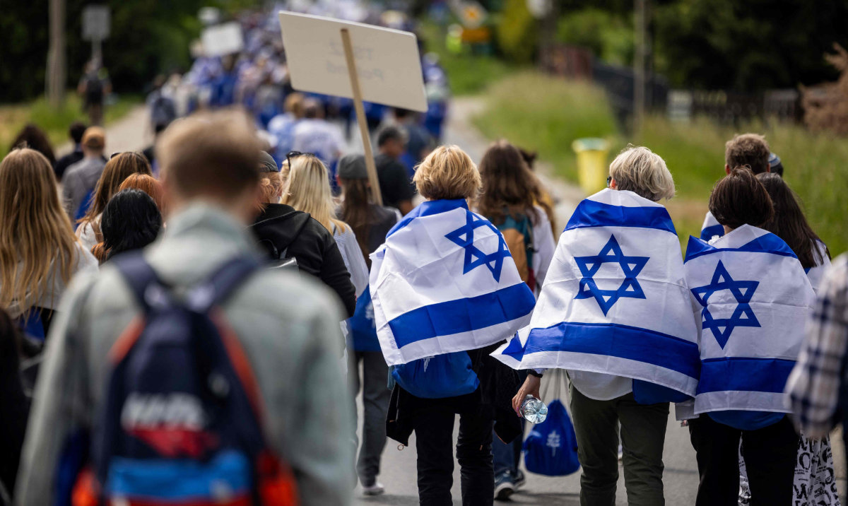Ex-Gaza hostages in Auschwitz for March of the Living