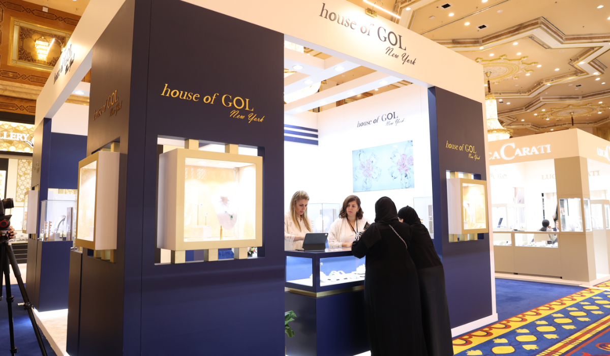 House of GOL, a New York-based brand that specializes in colorful diamonds, brought a rare pink diamond to the exhibition. The brand had previously visited ZAH Creative Hub in Riyadh and continued its tour across the Kingdom during Saudi International Luxury Week. (Supplied)