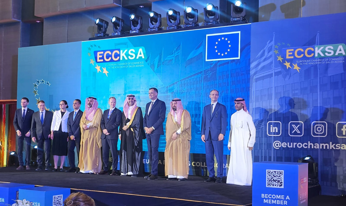 The European Chamber of Commerce in Saudi Arabia was inaugurated in Riyadh on Wednesday. (Supplied)