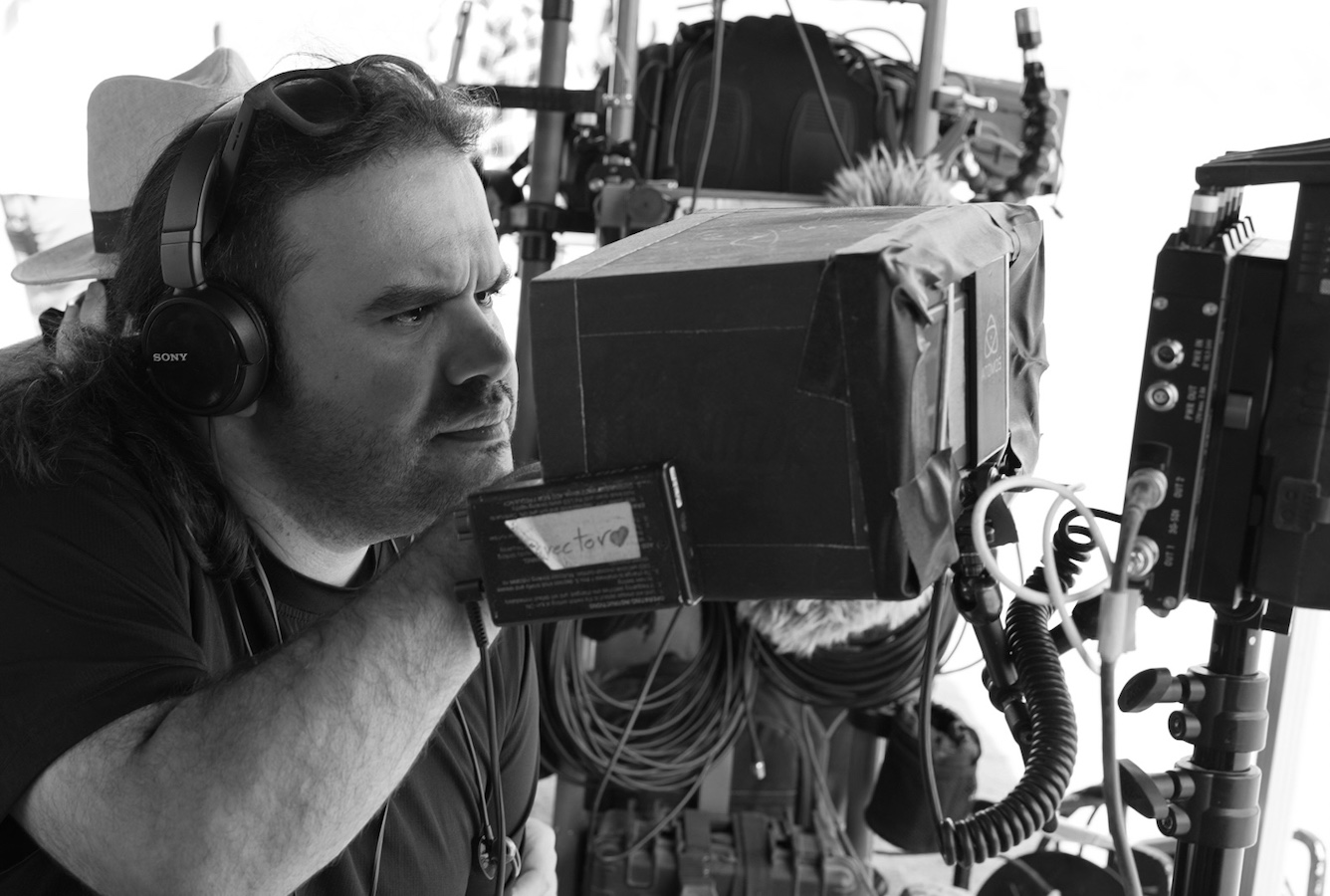 Tawfik Alzaidi on the set of 'Norah.' (Supplied)