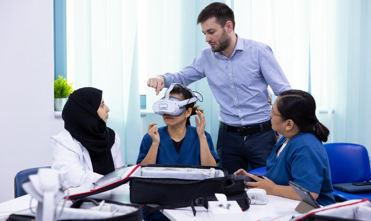 VR technology will be used to reduce anxiety and pain during cannulation procedures for thalassemia patients.