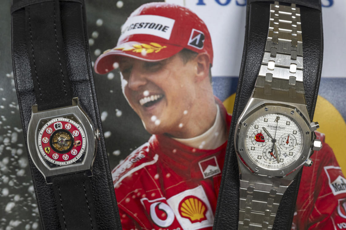8 watches owned by F1 great Michael Schumacher fetch more than $4m at auction in Geneva
