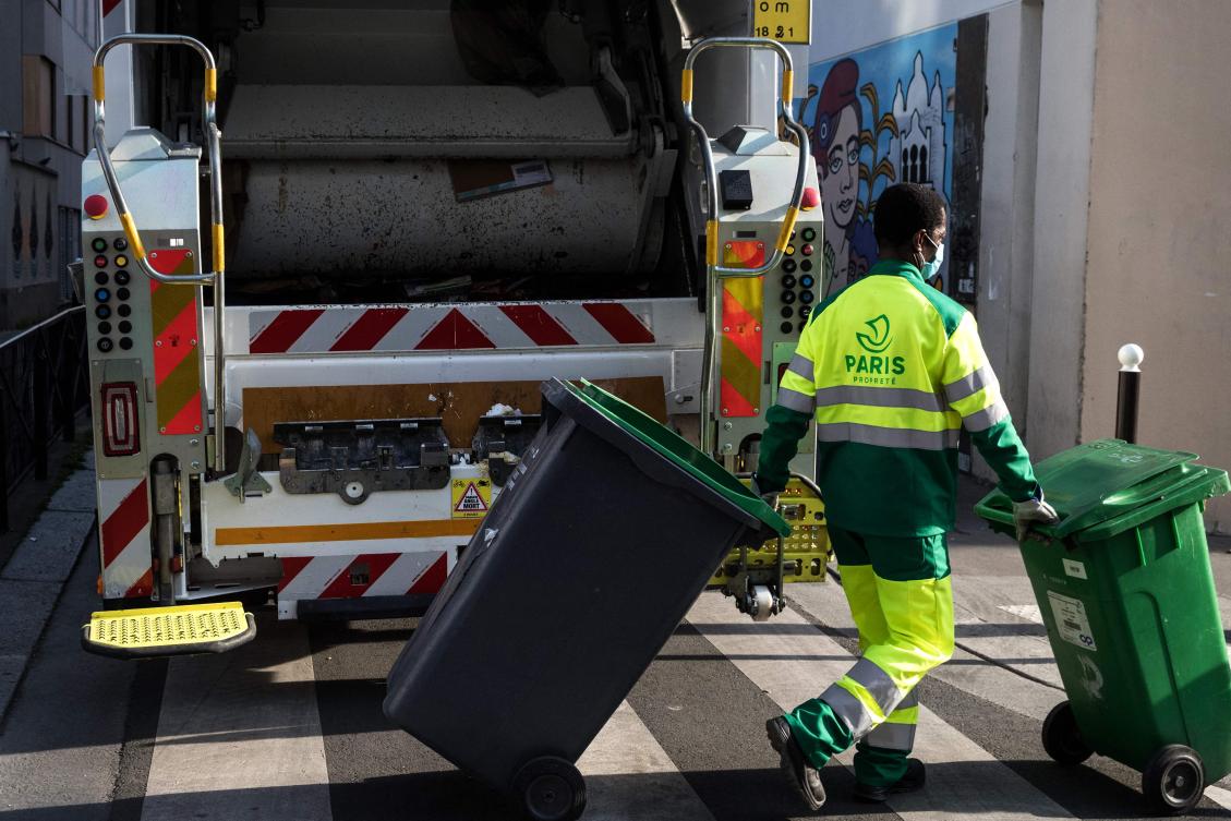The strike movement of Parisian garbage collectors which threatens the entire period of the Olympic Games (July 26 — August 11) began on May 14, 2024. (AFP)